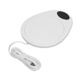 USB Mug Warmer Constant Temp Waterproof Adjustable Electric Beverage Heating Plate for Ceramic Coffee Cups White - Extra Image