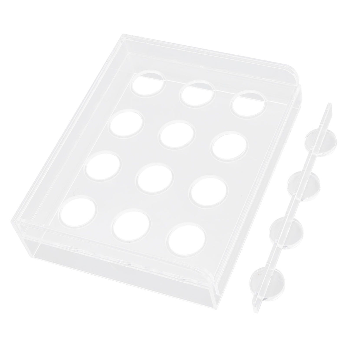 12 Holes Manual Coffee Capsules Filling Board Reusable Coffee Capsule Holder Rack with Coffee Tamper
