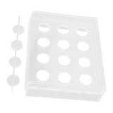 12 Holes Manual Coffee Capsules Filling Board Reusable Coffee Capsule Holder Rack with Coffee Tamper