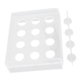 12 Holes Manual Coffee Capsules Filling Board Reusable Coffee Capsule Holder Rack with Coffee Tamper