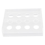 12 Holes Manual Coffee Capsules Filling Board Reusable Coffee Capsule Holder Rack with Coffee Tamper - Low Angle
