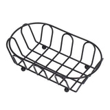 Stainless Steel French Fry Holder Food Grade Safe Fashionable Fries Basket for Snacks Baked Food