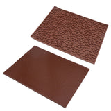 Non Slip Cup Mat Coffee Bean Design Desktop Bar Counter PVC Pad for Water Draining Filtering Brown - Extra Image