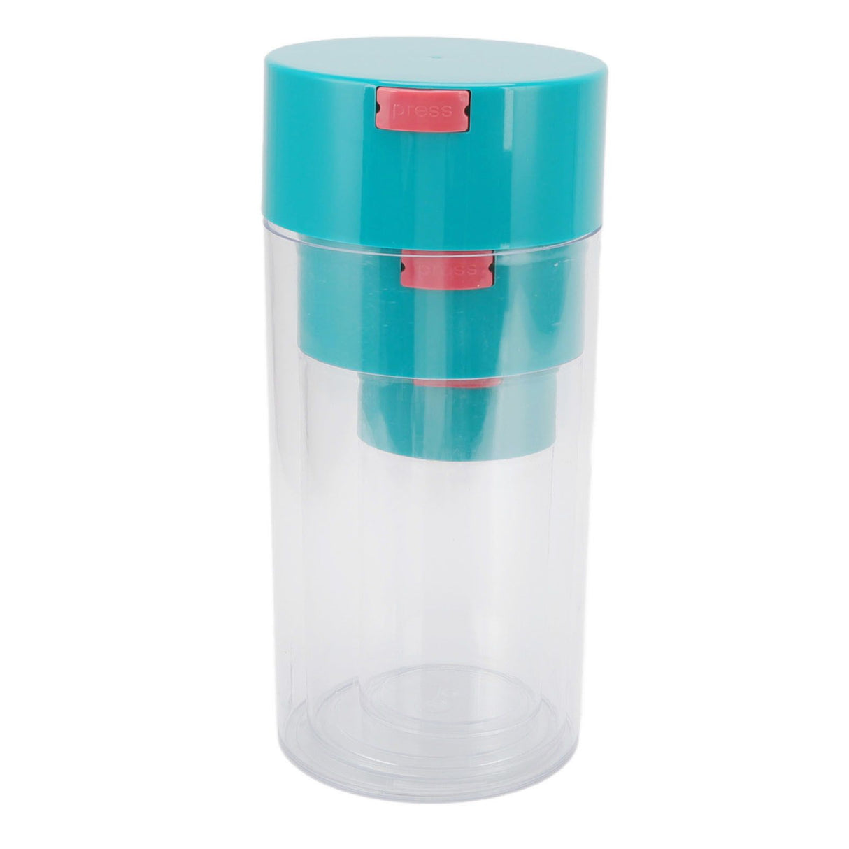 Airtight Jar Set Transparent 2100ml 1100ml 400ml Plastic Vacuum Storage Cans for Dried Fruit Coffee Bean Tea