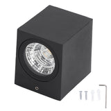 5W Outdoor LED Wall Lamp Light Aluminum Waterproof 85‑265V for Hallway Patio Porch Exterior Light Fixtures 8x7.5x6.5cm Warm Light