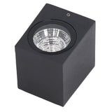 5W Outdoor LED Wall Lamp Light Aluminum Waterproof 85‑265V for Hallway Patio Porch Exterior Light Fixtures 8x7.5x6.5cm Warm Light - Top-Down View