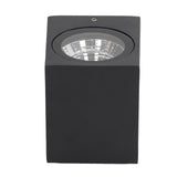 5W Outdoor LED Wall Lamp Light Aluminum Waterproof 85‑265V for Hallway Patio Porch Exterior Light Fixtures 8x7.5x6.5cm Warm Light