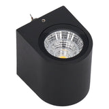 5W LED Wall Light Cylindrical Aluminum Case Lighting Lamp for Corridor Porch Aisle 85‑265V 3000K Warm Light
