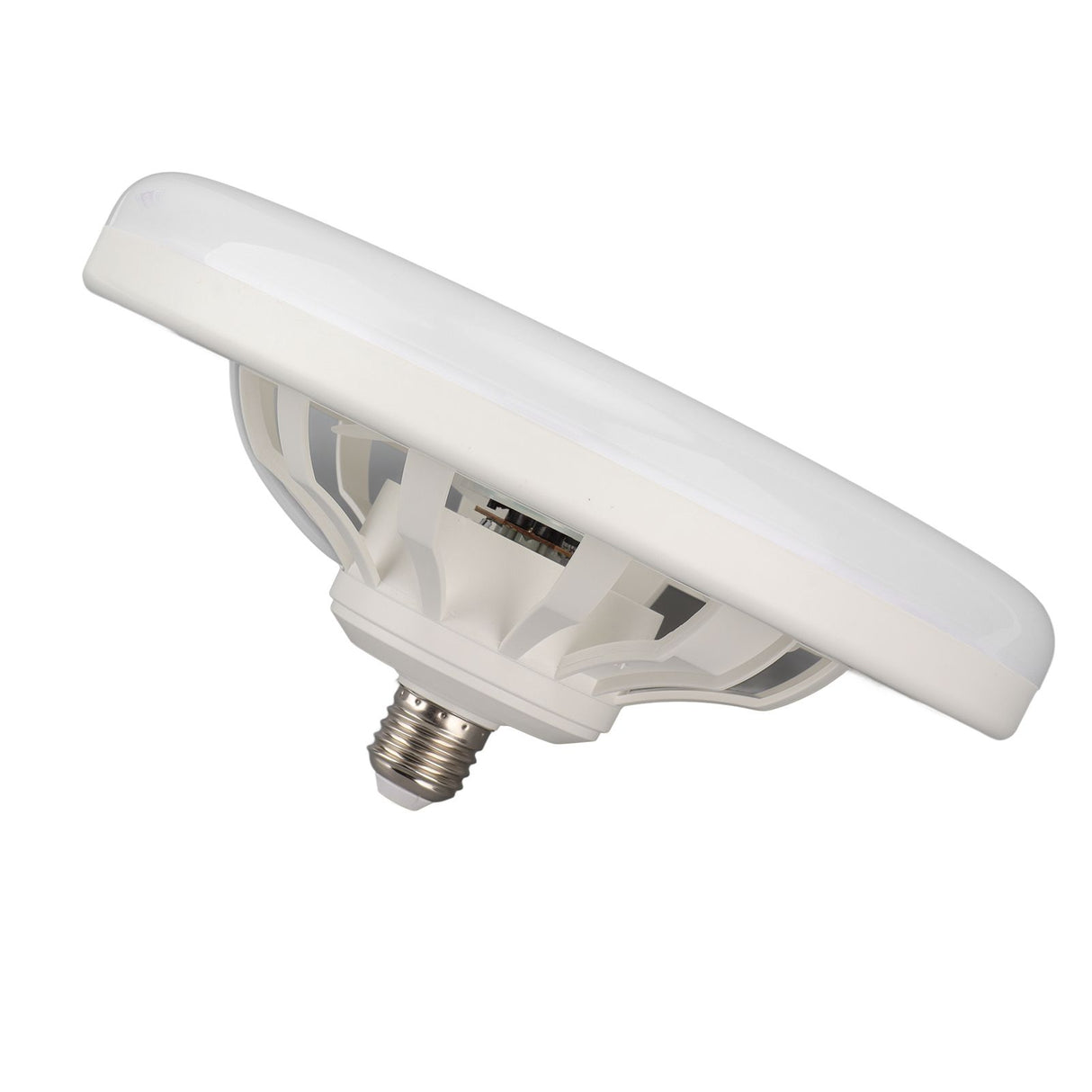 9.8in LED Ceiling Fan Light Quiet 3 Gears Ceiling Fan with E27 Lamp for Living Room 86‑265V White