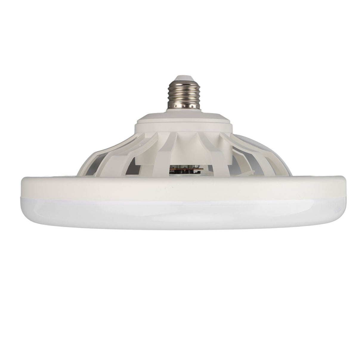 9.8in LED Ceiling Fan Light Quiet 3 Gears Ceiling Fan with E27 Lamp for Living Room 86‑265V White