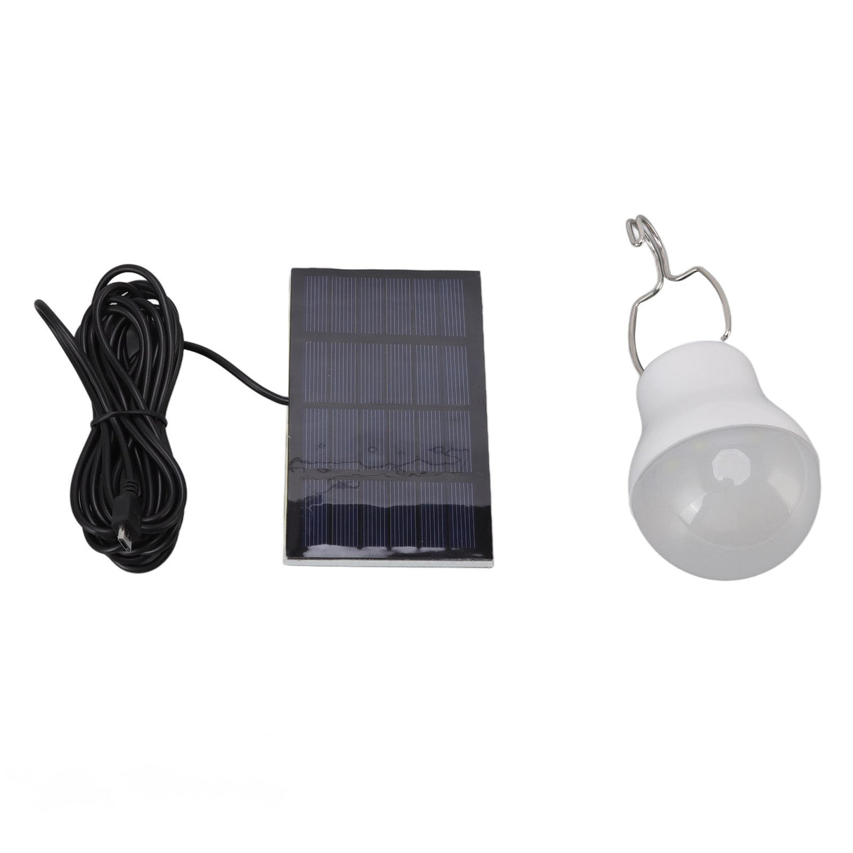 Portable Solar LED Light Bulb Rechargeable Solar Light Bulb for Outdoor Hiking Fishing Camping Tent