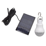 Portable Solar LED Light Bulb Rechargeable Solar Light Bulb for Outdoor Hiking Fishing Camping Tent - Low Angle