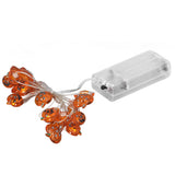 Pumpkin Lights String 2m Long 20pcs LED Copper Wire DIY Battery Powered Decorative Halloween Decor for Indoor Outdoor - Extra Image