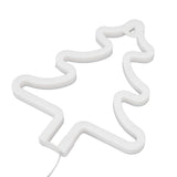 Christmas Neon Sign Christmas Tree Shape Neon Light USB Decorative Night Light for Desk Wall Display - Extra Image