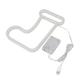 Christmas Neon Light LED Christmas Boot Neon Sign Light Battery Operated USB Charging Wall Decor Light for Party Decoration - Side View