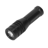 LED Diving Flashlight Aluminium Alloy IPX8 Waterproof White Light 800LM Underwater Flashlight for Underwater Sports - Top-Down View