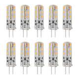 10pcs G4 LED Bulb 1.5W DC12V Warm White 3000K 110LM Bi Pin Light Bulbs LED for Cabinet Lighting Courtyard