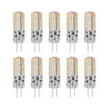 10pcs G4 LED Bulb 1.5W DC12V Warm White 3000K 110LM Bi Pin Light Bulbs LED for Cabinet Lighting Courtyard - Close-Up Angle