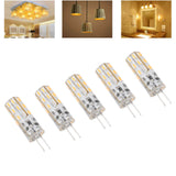 10pcs G4 LED Bulb 1.5W DC12V Warm White 3000K 110LM Bi Pin Light Bulbs LED for Cabinet Lighting Courtyard