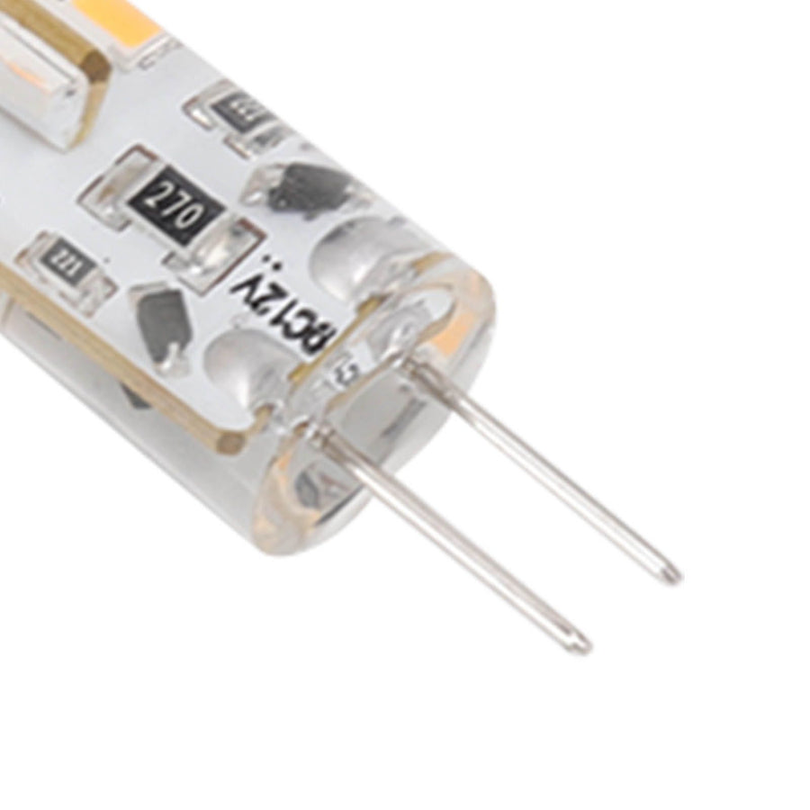 10pcs G4 LED Bulb 1.5W DC12V Warm White 3000K 110LM Bi Pin Light Bulbs LED for Cabinet Lighting Courtyard