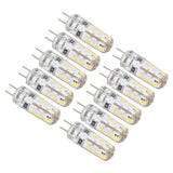 10 Pcs G4 LED Bulbs Bi Pin Base Silicone Warm White 3000K 1.5W AC220V 110LM Landscape Bulbs Replacement