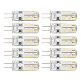 10 Pcs G4 LED Bulbs Bi Pin Base Silicone Warm White 3000K 1.5W AC220V 110LM Landscape Bulbs Replacement