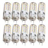 10 Pcs G4 LED Bulbs Bi Pin Base Silicone Warm White 3000K 1.5W AC220V 110LM Landscape Bulbs Replacement