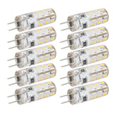 10 Pcs G4 LED Bulbs Bi Pin Base Silicone Warm White 3000K 1.5W AC220V 110LM Landscape Bulbs Replacement - Extra Image