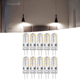 10 Pcs G4 LED Bulbs Bi Pin Base Silicone Warm White 3000K 1.5W AC220V 110LM Landscape Bulbs Replacement - Extra Image