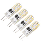 10pcs G4 LED Bulb Double Feet Base 1.5W AC110V 110LM Silicone Light Bulb for Landscape Lighting Courtyard Warm White 3000K
