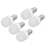 5pcs Light Bulbs E12 Thread Soft Light 1.5W 75LM LED Light Bulbs for Desk Lamp Ceiling Fan Lamp Wall Lamp AC220V Warm Light 6000K - Side View