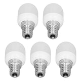 5pcs Light Bulbs E12 Thread Soft Light 1.5W 75LM LED Light Bulbs for Desk Lamp Ceiling Fan Lamp Wall Lamp AC220V Warm Light 6000K