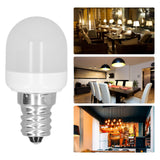 5pcs Light Bulbs E12 Thread Soft Light 1.5W 75LM LED Light Bulbs for Desk Lamp Ceiling Fan Lamp Wall Lamp AC220V Warm Light 6000K - Extra Image