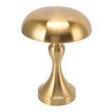 Table Lamp Rechargeable Mushroom Shape 3 Speed Color Temperature Touch Stepless Dimming Night Light for Home Gold