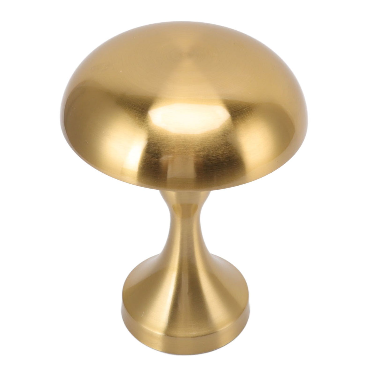 Table Lamp Rechargeable Mushroom Shape 3 Speed Color Temperature Touch Stepless Dimming Night Light for Home Gold