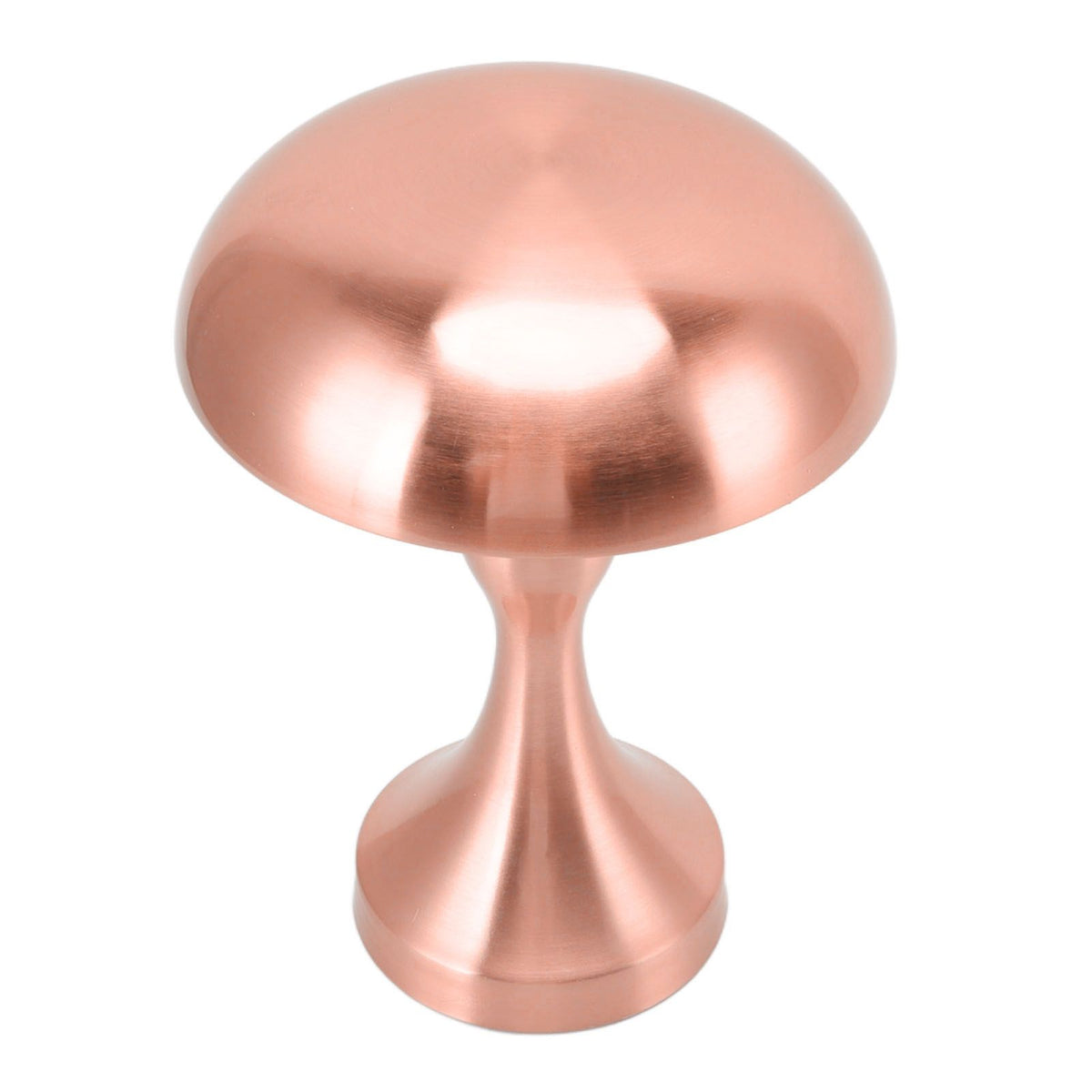 Table Lamp Rechargeable Mushroom Shape 3 Speed Color Temperature Touch Stepless Dimming Night Light for Home Copper