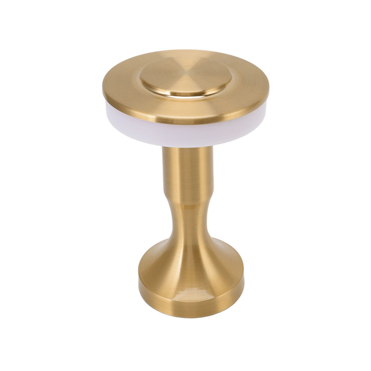 Portable LED Table Lamp Touch Sensor 3 Color Temperatures Rechargeable Battery Powered Bedside Night Lamp for Dining Room Gold