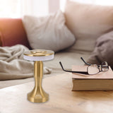Portable LED Table Lamp Touch Sensor 3 Color Temperatures Rechargeable Battery Powered Bedside Night Lamp for Dining Room Gold