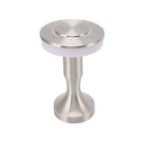 Portable LED Table Lamp Touch Sensor 3 Color Temperatures Rechargeable Battery Powered Bedside Night Lamp for Dining Room Silver - Front View