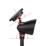 Outdoor Solar Spotlight LED Lamp Waterproof Garden Lamp Ground Lawn Light for Landscape White - Side View