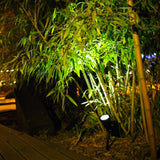 Outdoor Solar Spotlight LED Lamp Waterproof Garden Lamp Ground Lawn Light for Landscape White - Low Angle