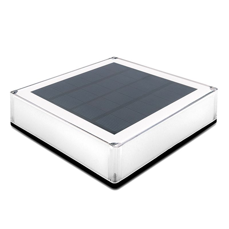 Solar LED Post Light High Brightness Waterproof Safe Stable Solar Post Lamp for Outdoor Courtyard Garden Three Color Temperature 3000K 4000K 6000K