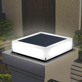 Solar LED Post Light High Brightness Waterproof Safe Stable Solar Post Lamp for Outdoor Courtyard Garden Three Color Temperature 3000K 4000K 6000K - Close-Up Angle