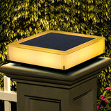Solar LED Post Light High Brightness Waterproof Safe Stable Solar Post Lamp for Outdoor Courtyard Garden Three Color Temperature 3000K 4000K 6000K