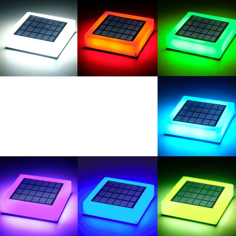 Solar LED Post Light High Brightness Waterproof Safe Stable Solar Post Lamp for Outdoor Courtyard Garden Three Color Temperature 3000K 4000K 6000K