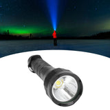 Strong Light Diving Flashlight 3600LM Long Range LED Dive Light Aluminum Alloy IPX8 Waterproof Diving Torch