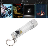 Keychain Flashlight Long Range Super Bright LED Flashlight USB Rechargeable Mini Flashlight for Outdoor M300 Non Fluorescent Transparent