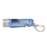 Keychain Flashlight Long Range Super Bright LED Flashlight USB Rechargeable Mini Flashlight for Outdoor M300 Non Fluorescent Blue