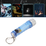 Keychain Flashlight Long Range Super Bright LED Flashlight USB Rechargeable Mini Flashlight for Outdoor M300 Non Fluorescent Blue - Extra Image