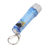 Keychain Flashlight Long Range Super Bright LED Flashlight USB Rechargeable Mini Flashlight for Outdoor M300 Non Fluorescent Blue